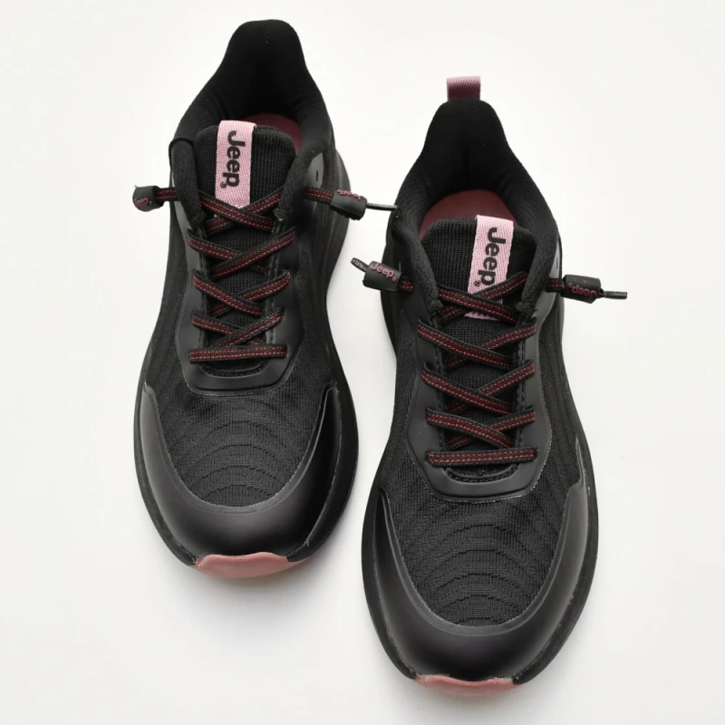 Sneakers Γυναικεία Jeep JL42550A 296 Lime σε microfiber μαύρα