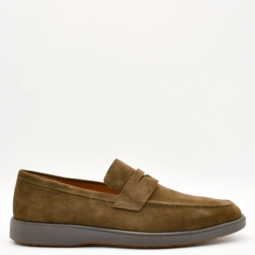 Loafers Ανδρικά Stonefly 221851 07C Olas 2 σε δέρμα σουετ καφέ
