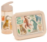 Petit Monkey Φαγητοδοχείο 19x14.5x7cm BPA Free - Upside Down Animals PTM-LB54