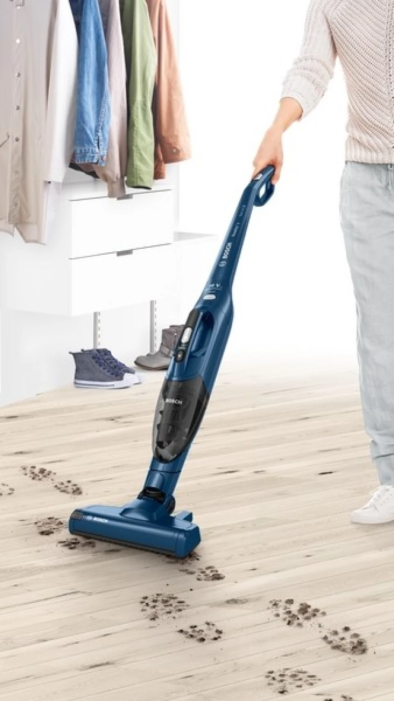 Bosch - Cordless Stick Vacuum Cleaner 2in1 16v Blue (BBHF216) / Home and Kitchen