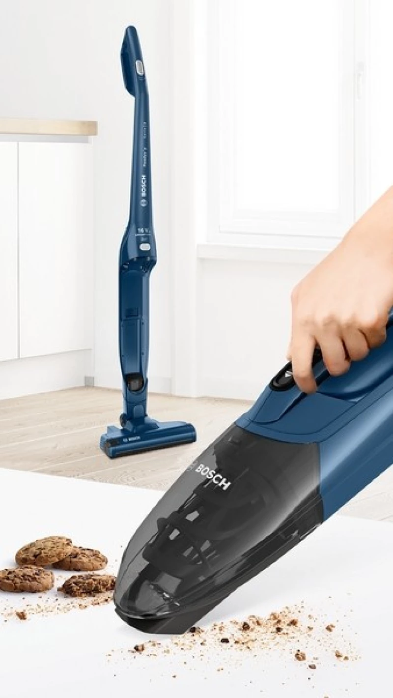 Bosch - Cordless Stick Vacuum Cleaner 2in1 16v Blue (BBHF216) / Home and Kitchen