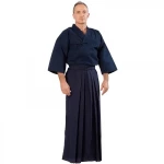 Παραδοσιακό Ιαπωνικό HAKAMA Μπλε Olympus