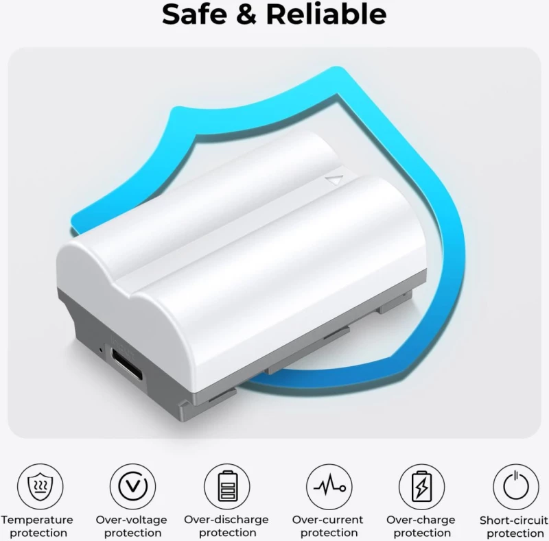 K&F Concept NP-W235 2400mAh Battery With Type-C Fast Charging, Compatible with Fujifilm (KF28.0025)