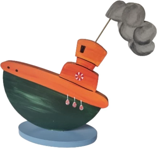 Καράβι Μεγάλο Με Σύννεφο - Πράσινο