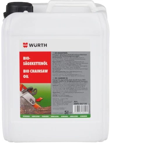 Wurth Λάδι Αλυσοπρίονου Bio 5Lt