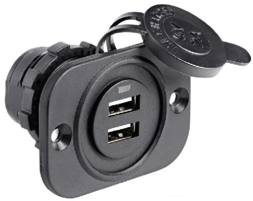Πρίζα με 2 Θύρες USB