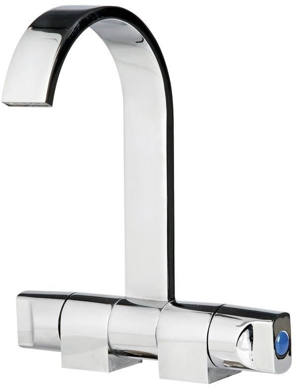 Βρύση Ορειχάλκινη Επιχρωμιωμένη Σπαστή Τύπου Style - Ζεστό & Kρύο νερό