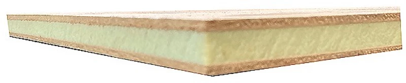 TOUBOIS Divibois Sandwich Panel Ελαφρύ Πάνελ με Αφρό PVC 247x117x1.8 cm (TOUBDIV18)