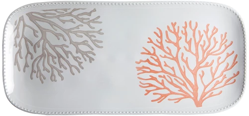 Marine Business Harmony Coral Πιατέλες Σερβιρίσματος από Μελαμίνη 30×22,5cm / 35×25,5cm - (Σετ 2 Τεμ.)
