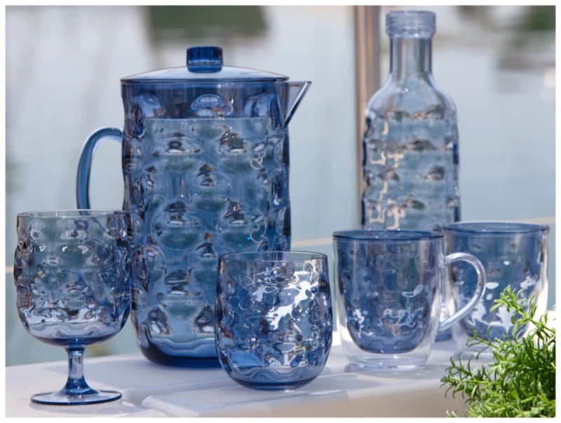 Marine Business Moon-Blue Μπουκάλι νερού άθραυστο από MS Ø9,3cm – Υ29cm 1,2lt (Σετ 2 τεμαχίων)