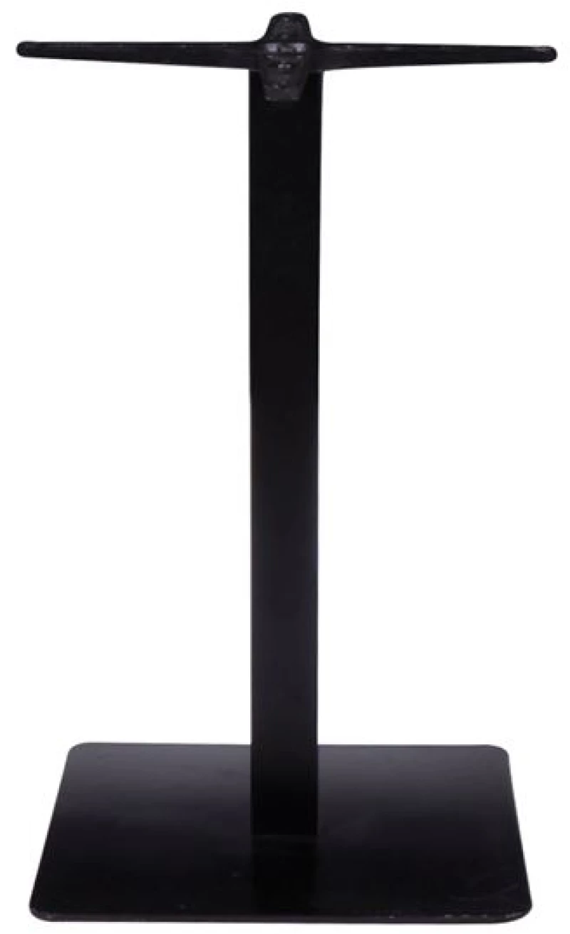 PRATO Βάση Τραπεζιού Μέταλλο Βαφή Μαύρο, Cross 45x45cm (17,50kg)