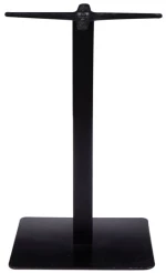 PRATO Βάση Τραπεζιού Μέταλλο Βαφή Μαύρο, Cross 45x45cm (17,50kg)