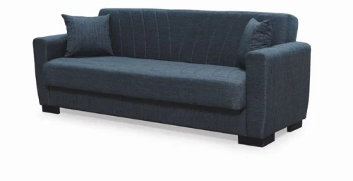 GALAXY Καναπές – Κρεβάτι με Αποθηκευτικό Χώρο, 3Θέσιος Ύφασμα Σκούρο Γκρι