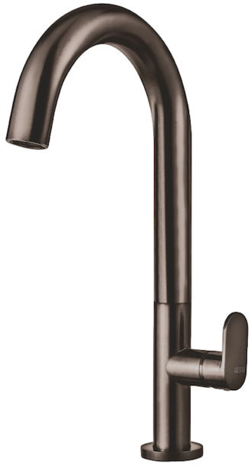 Μπαταρία νιπτήρα Ψηλή Armando Vicario Slim 500041-410 Black Brushed