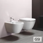 Μπιντέ Κρεμαστό Πορσελάνης GSI Pura 55cm 8865 Λευκό