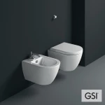 Μπιντέ Κρεμαστό Πορσελάνης GSI Pura 55cm 8865 Λευκό
