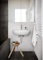 Πλακάκι Marazzi 6x24 cm Lume Lux Black M6RP Μαύρο
