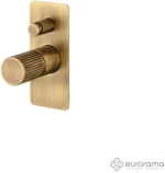 Μίκτης Εντοιχισμού 2 Εξόδων Eurorama Oso 178030SL-221 Bronze Brushed