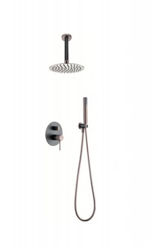 Μίκτης Εντοιχισμού 2 Εξόδων IMEX TOP GPQ038/GC Γκρι Ματ/ Σαμπανιζέ
