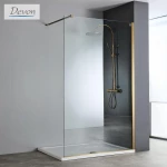 Διαχωριστικό Ντους Devon Iwis Walk In IW110C-221 110cm Χ 200cm Bronze Brushed