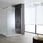 Διαχωριστικό Ντους Devon Iwis Walk In IW110C-221 110cm Χ 200cm Bronze Brushed