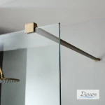Διαχωριστικό Ντους Devon Iwis Walk In IW110C-221 110cm Χ 200cm Bronze Brushed