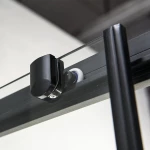 Ευθύγραμμη Καμπίνα Ντουζιέρας Devon Flow Slider 167-171x195cm Clear Glass SL2F170C-400 Black Matt