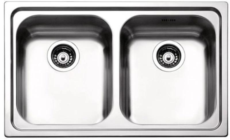 Νεροχύτης Ένθετος Apell Anniversario 8380-112 79x50 Inox Σαγρέ