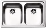 Νεροχύτης Ένθετος Apell Anniversario 8380-112 79x50 Inox Σαγρέ