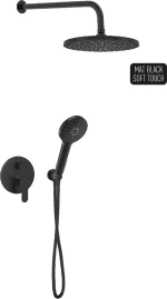 Μπαταρία Εντοιχισμού Duscheline Concealed 2 Way Prestige Icon Mat Black DM-2739 Μαύρο