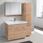 Βάση Επίπλου Μπάνιου Laminate Mabo Apia 80 cm Με Νιπτήρα