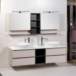 Βάση Επίπλου Μπάνιου Mabo Olia 70 cm Laminate Με Νιπτήρα Slim