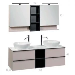 Βάση Επίπλου Μπάνιου Mabo Olia 70 cm Laminate Με Νιπτήρα Slim
