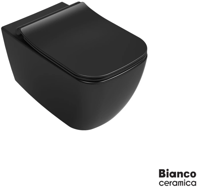 Κρεμαστή λεκάνη MIZO 51,5 Rimless 508-361600SC-401 Μαύρη Ματ