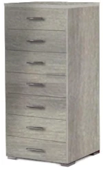 Συρταριέρα 7 συρτ. 60cm σταχτί