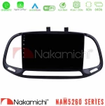 Nakamichi NAM5260 Series 4Core Android12 4+64GB Fiat Doblo 2015-2022 Navigation Multimedia Tablet 9" Με Carplay & Android Auto