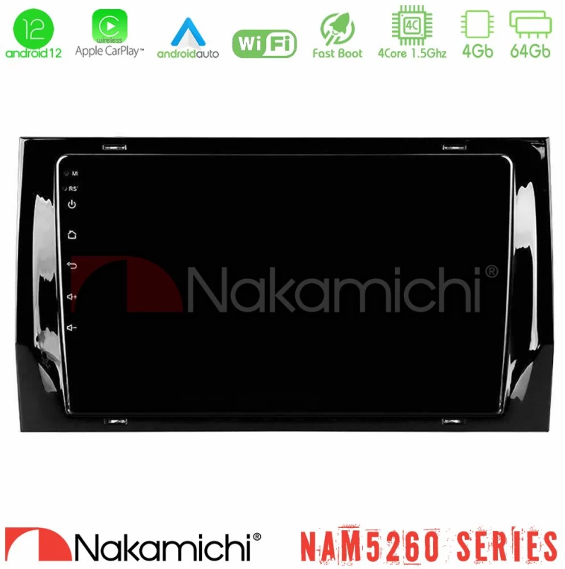 Nakamichi NAM5260 Series 4Core Android12 4+64GB Skoda Kodiaq 2017-> Navigation Multimedia Tablet 10" Με Carplay & Android Auto