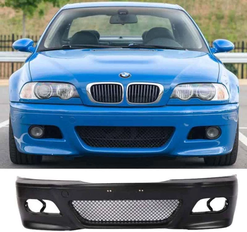 Μπροστινός Προφυλακτήρας Για Bmw 3 E46 98-05 M3 Look Coupe / Carbrio / Sedan / Touring Με Έξτρα Βάσεις