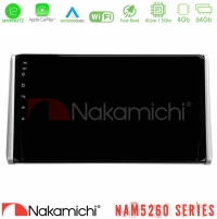 Nakamichi NAM5260 Series 4Core Android12 4+64GB Toyota RAV4 2019-2023 Navigation Multimedia Tablet 10" Με Carplay & Android Auto