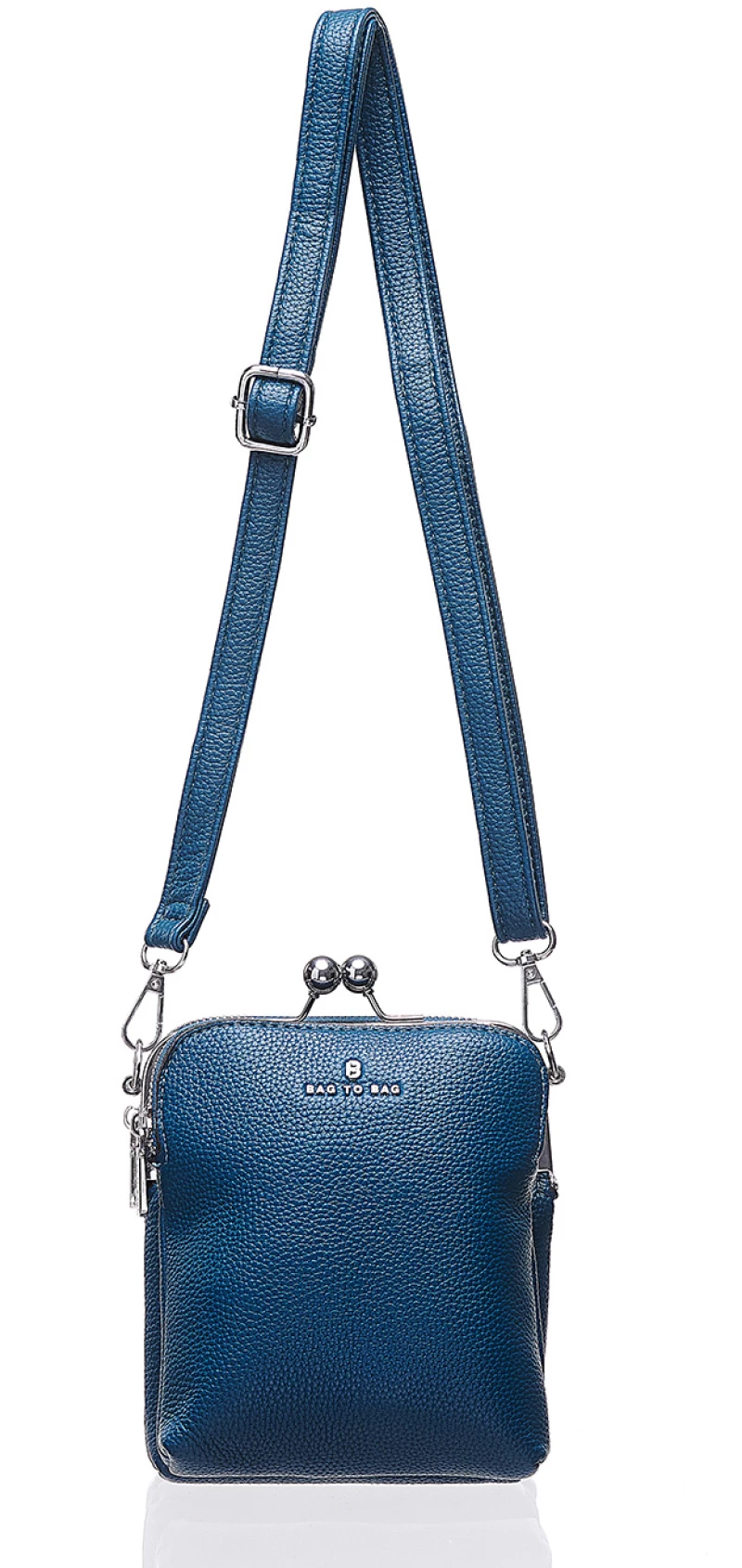 Τσάντα χιαστί KX-2415 - Μπλέ Bag to Bag
