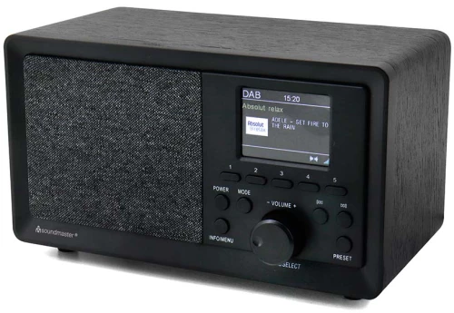 Soundmaster DAB350SW Ραδιόφωνο DAB+/FM-RDS με έγχρωμη οθόνη, κουμπιά προεπιλογής