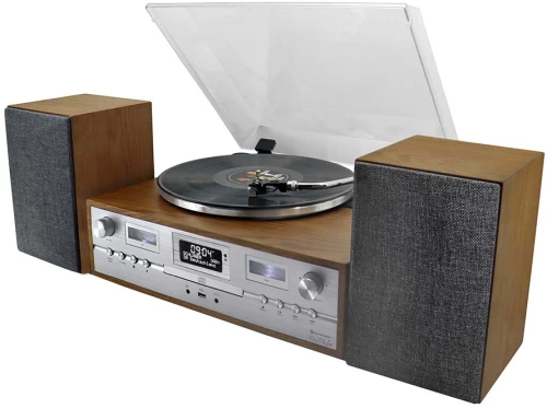 Soundmaster PL895 HiFi music centre, turntable, DAB+/FM radio, CD/MP3, USB, Bluetooth®