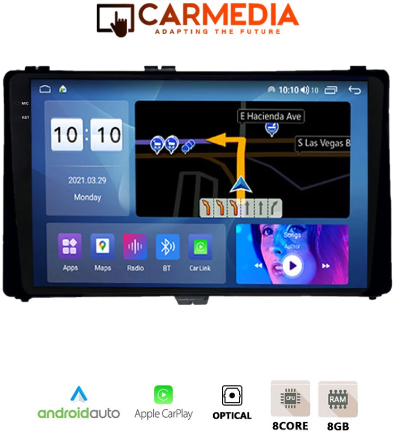 CARMEDIA CMDU8095-13 PRO PLUS TABLET 9.5'' OEM TOYOTA AURIS 2015 - COROLLA 2017-2019
