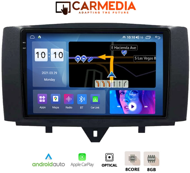 CARMEDIA CMDU8095-13 PRO PLUS TABLET 9.5'' OEM SMART 451 2010-2015