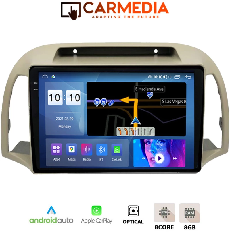 CARMEDIA CMDU8095-13 PRO PLUS TABLET 9.5'' OEM NISSAN MICRA K12 2002-2010