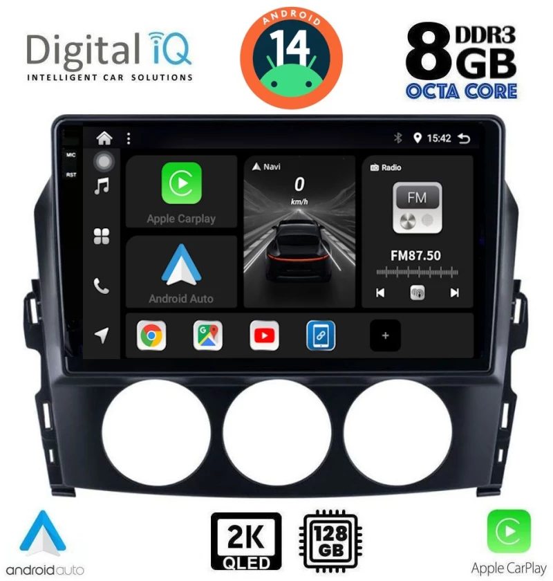 DIGITAL IQ BXF 8392_CPAA (9inc) MULTIMEDIA TABLET for MAZDA MX5 mod. 2005-2015