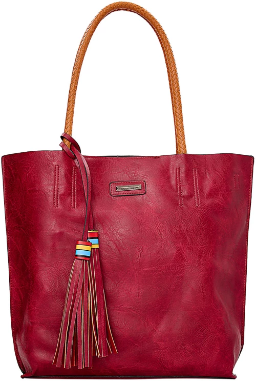 Τσάντα ώμου 5371 - Μπορντό Bag to Bag