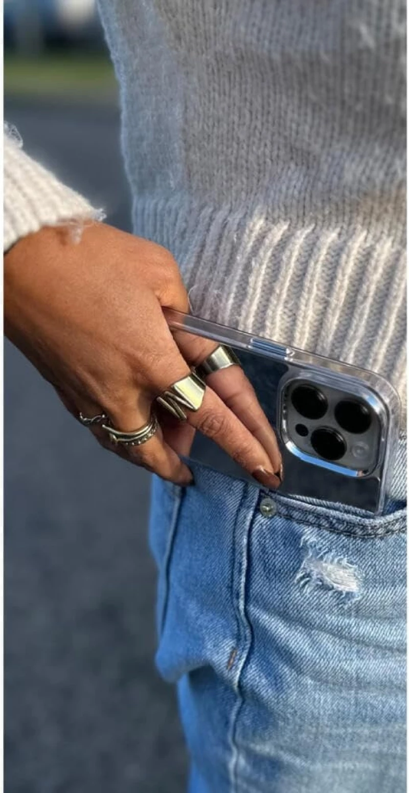 HappyCase Θήκη Σιλικόνης - Apple iPhone 14 Pro - Mirror Print (8719246452000)