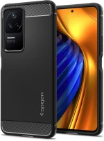 Spigen Rugged Armor - Ανθεκτική Θήκη Σιλικόνης - Xiaomi Poco F4 / Redmi K40S - Matte Black (ACS04516)