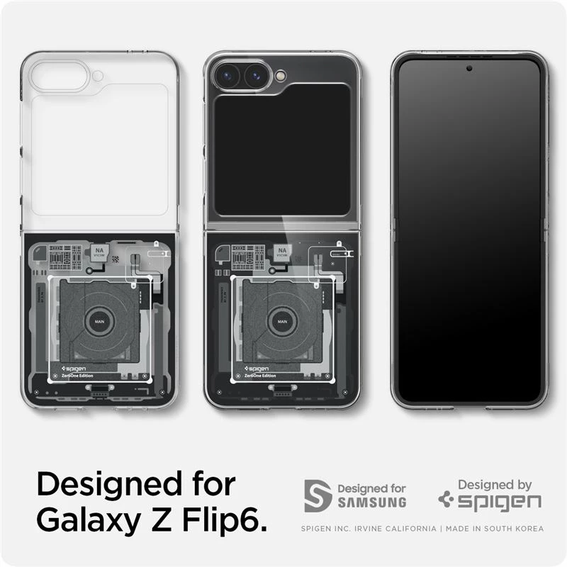 Σκληρή Θήκη - Samsung Galaxy Z Flip6 - Spigen Air Skin - Zero One (ACS07837)
